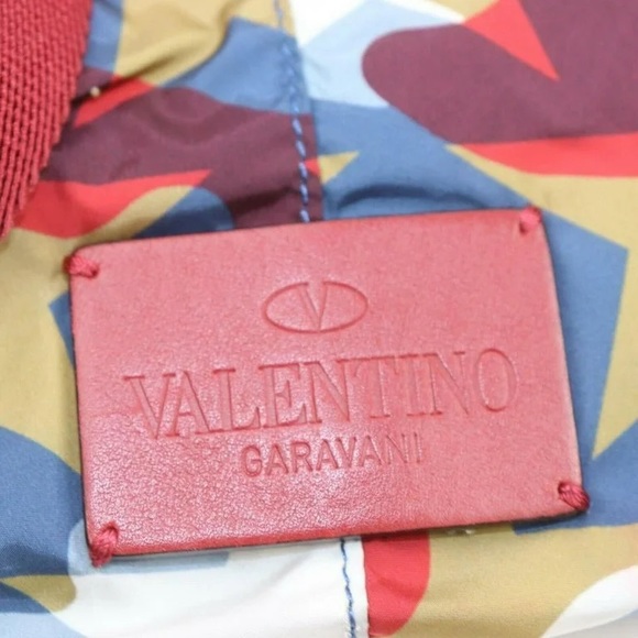 Valentino Garavani Camustars Backpack – Red & Blue Multicolor – Made in Italy - Picture 3 of 7